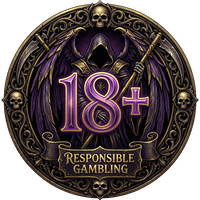 Selo de restrição de idade 18+ para jogo responsável