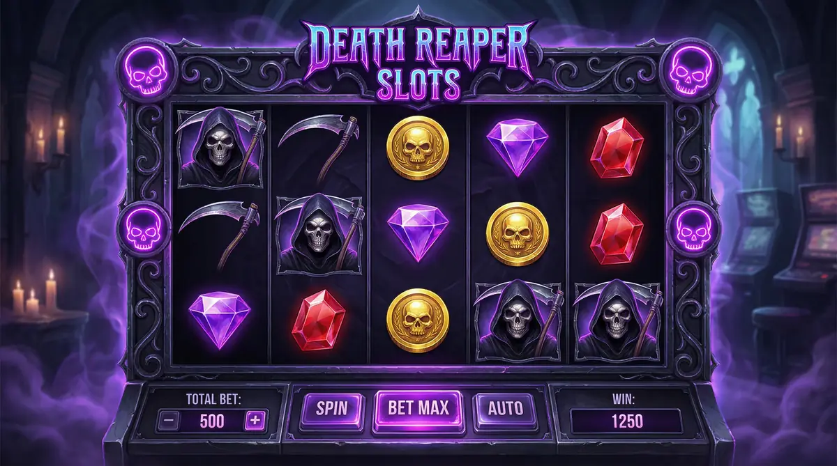 Caça-níqueis gótico Death Reaper Slots no abcbet